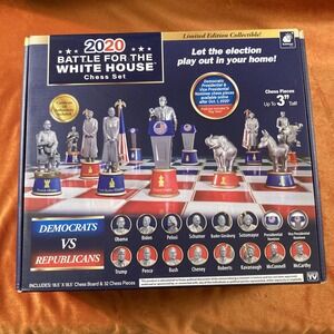 2020 Battle for the White House Chess Set Limited Edition Collectible
